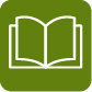 Icon graphic showing an open book in a green square.
